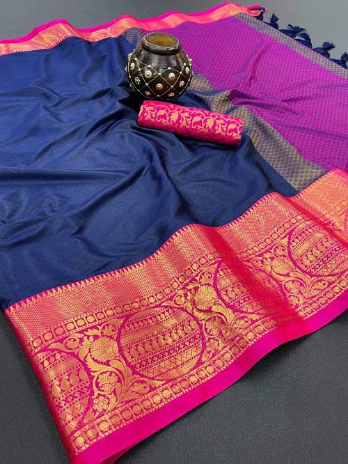 Aab Zoom Mercerised Cotton Silk Saree Collection